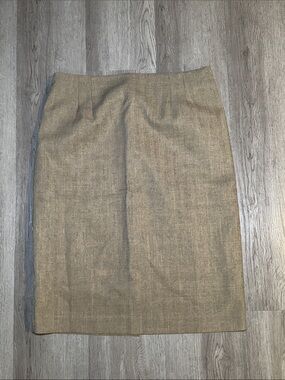 Stanley Tailored Tan Pencil Skirt
